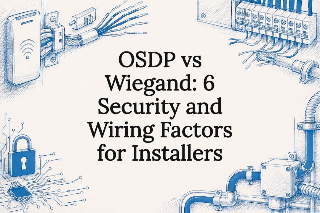 OSDP vs Wiegand: 6 Security and Wiring Factors for Installers